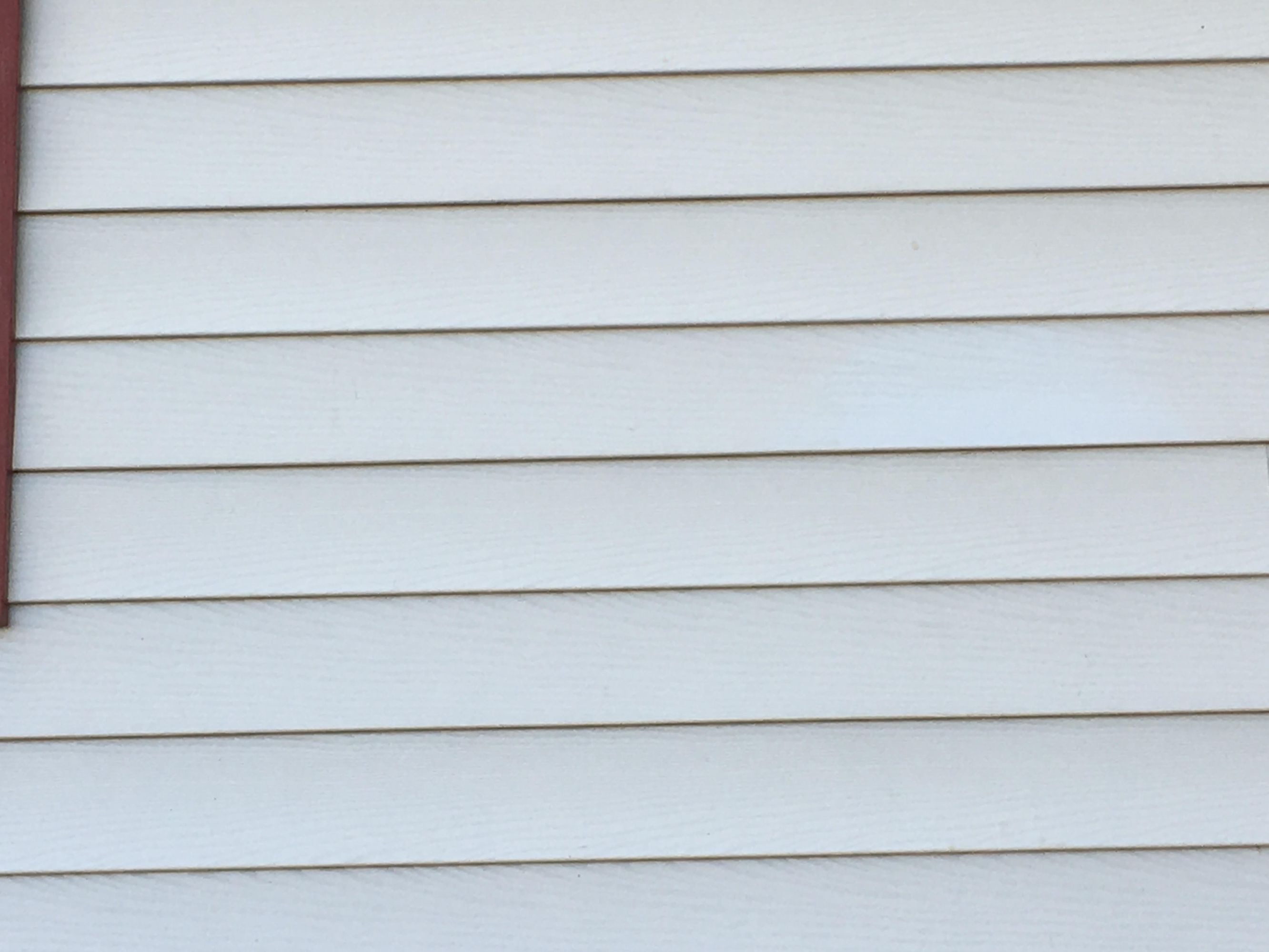 Repaired Siding